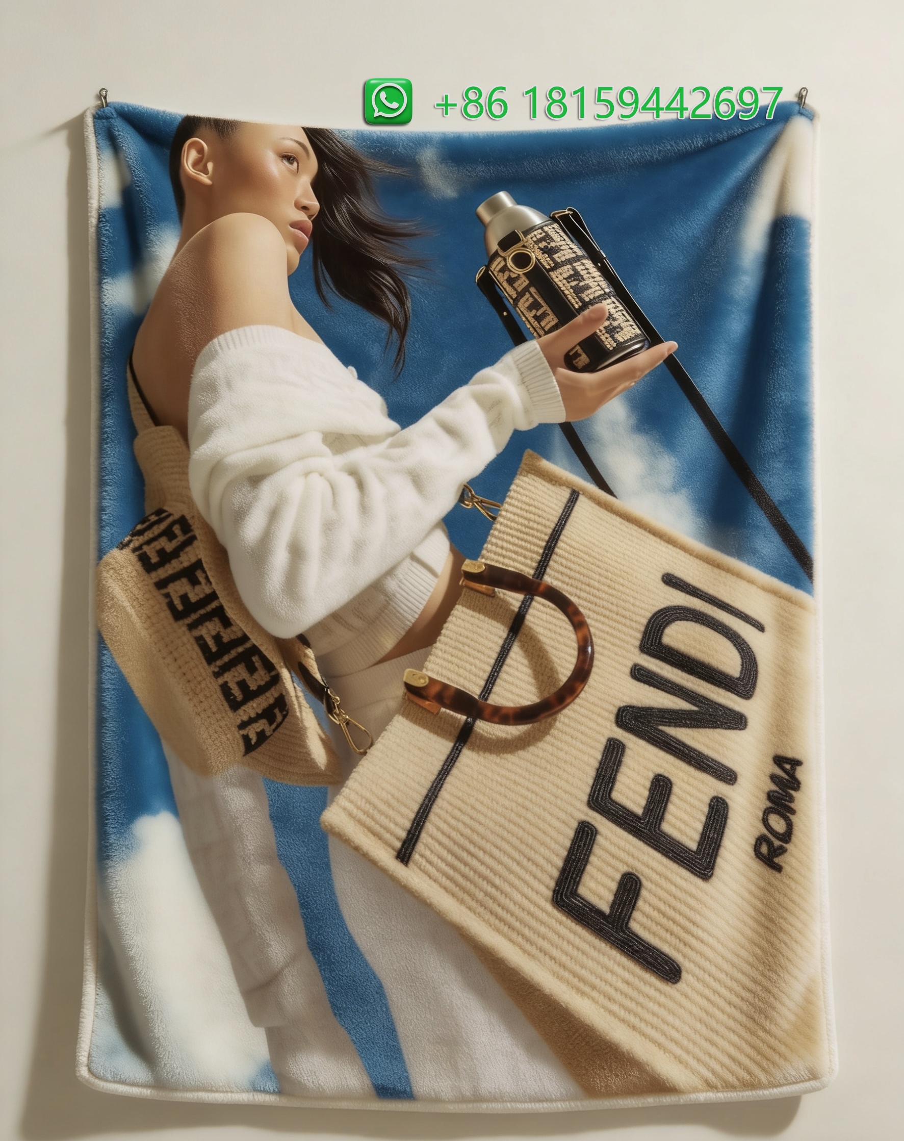 Fendi Throw Blankets